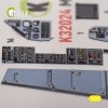 KELIK K32024 Mirage 2000C - interior 3D decals for Kitty Hawk/Zimi models kit 1/32